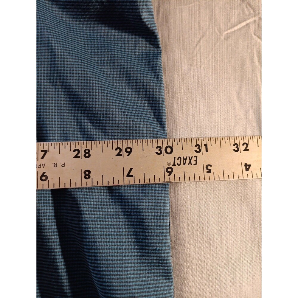 Swiss Tech Shirt Men 3XL Blue Black Checks Button Up Long Sleeve Pockets Stretch - Picture 5 of 5